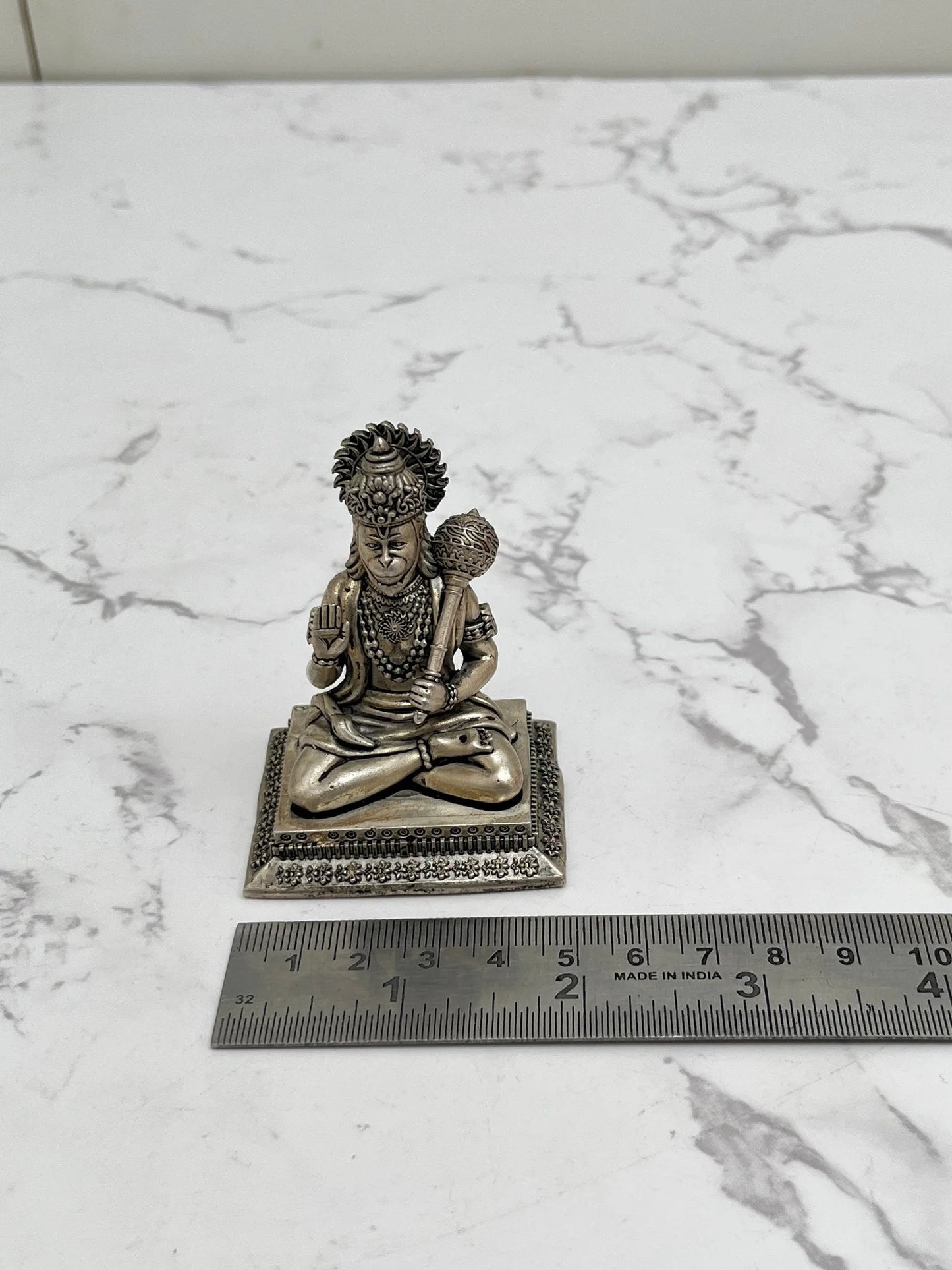 SILVER HANUMAN IDOL