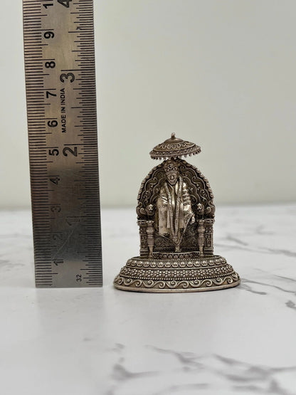 SILVER SAI BABA IDOL
