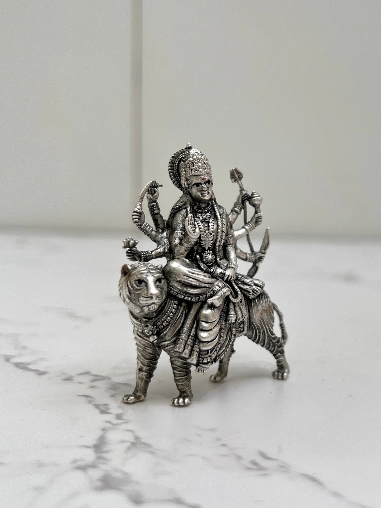 SILVER DURGA MAA IDOL