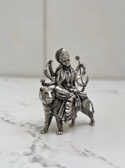 SILVER DURGA MAA IDOL