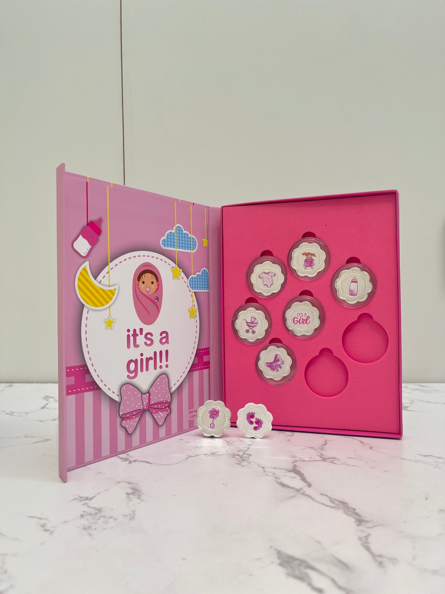 IT'S A GIRL COIN SET