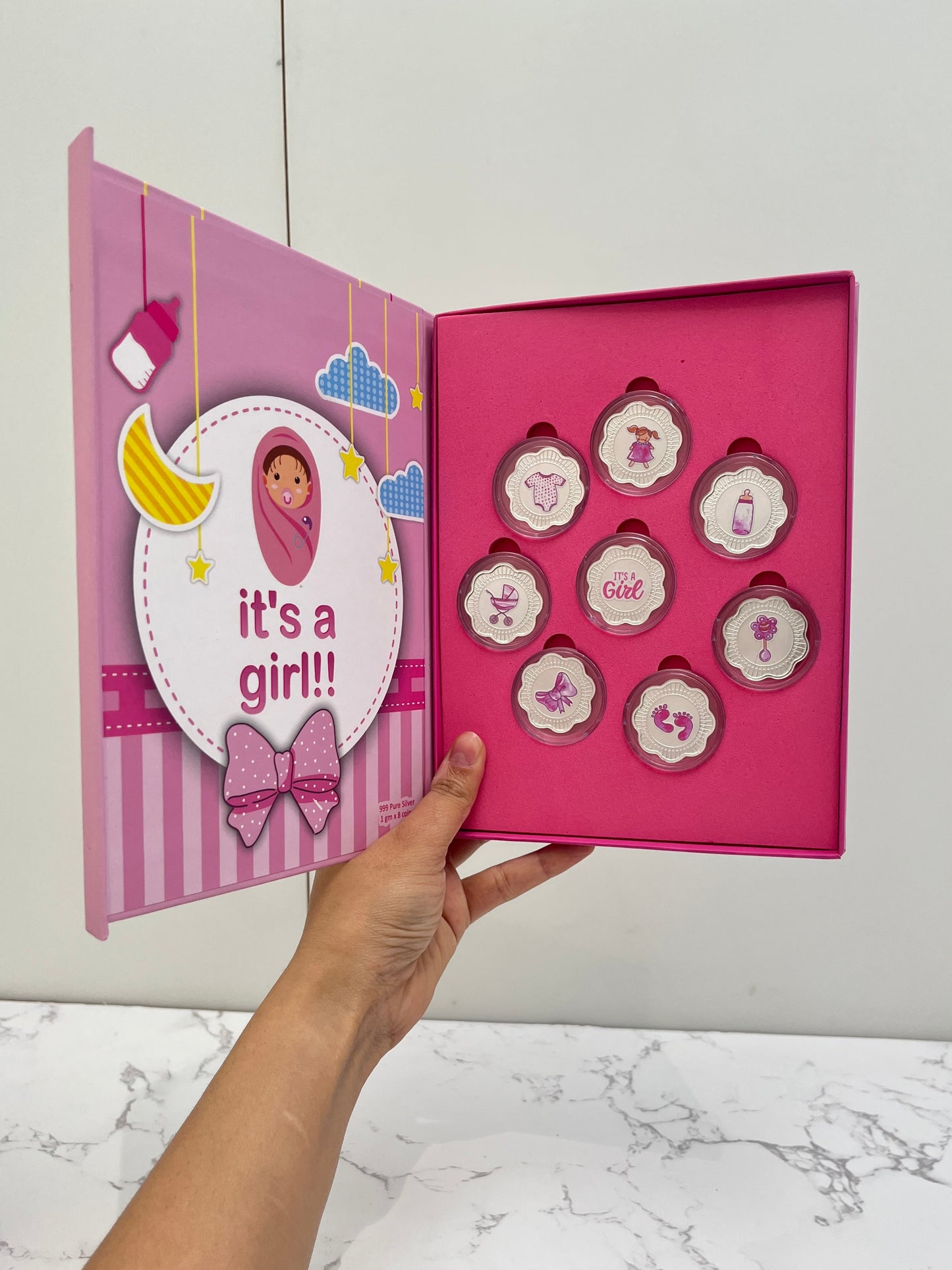 IT'S A GIRL COIN SET