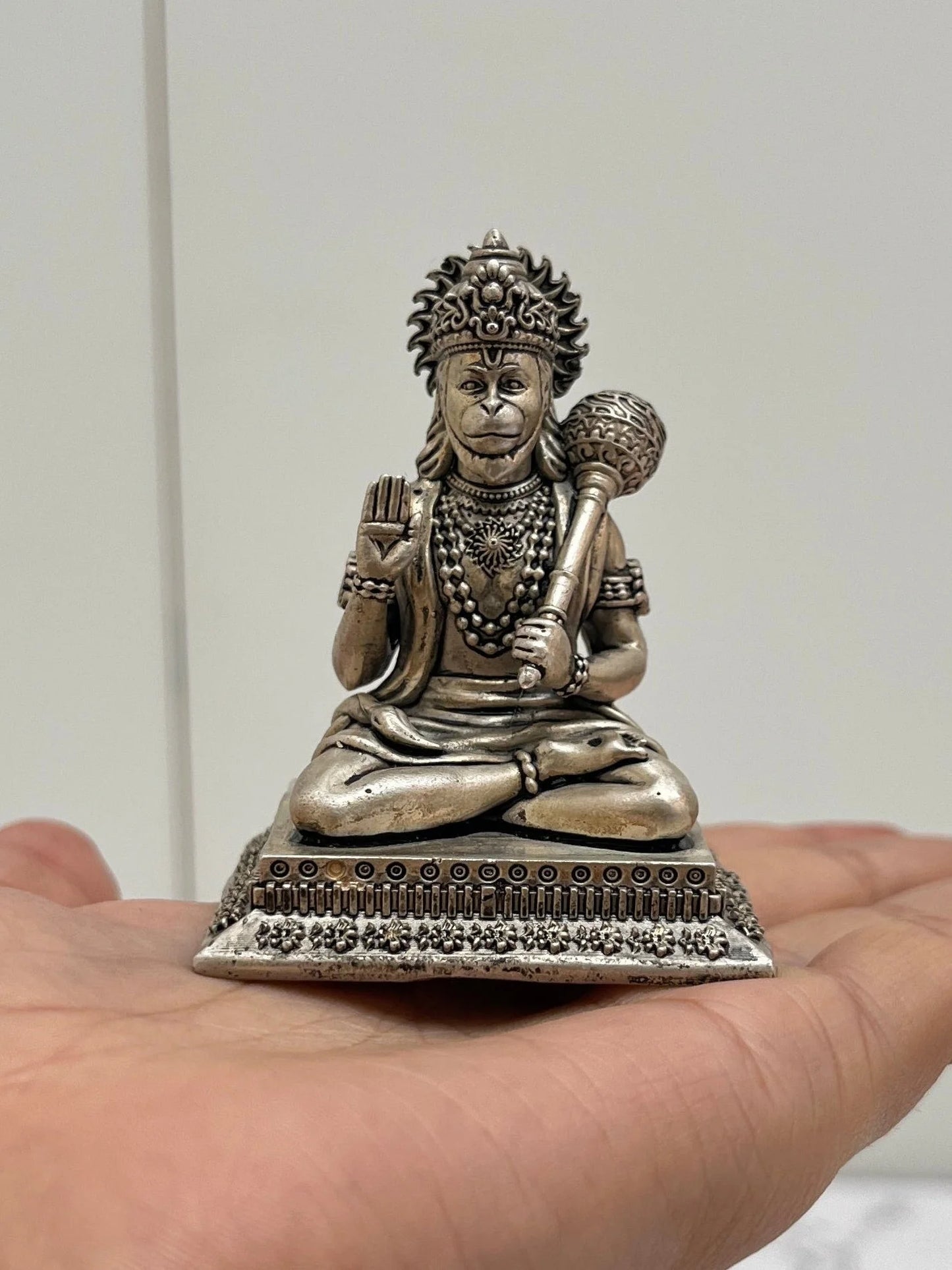 SILVER HANUMAN IDOL