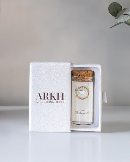 BRIDESMAID HEART NECKLACE