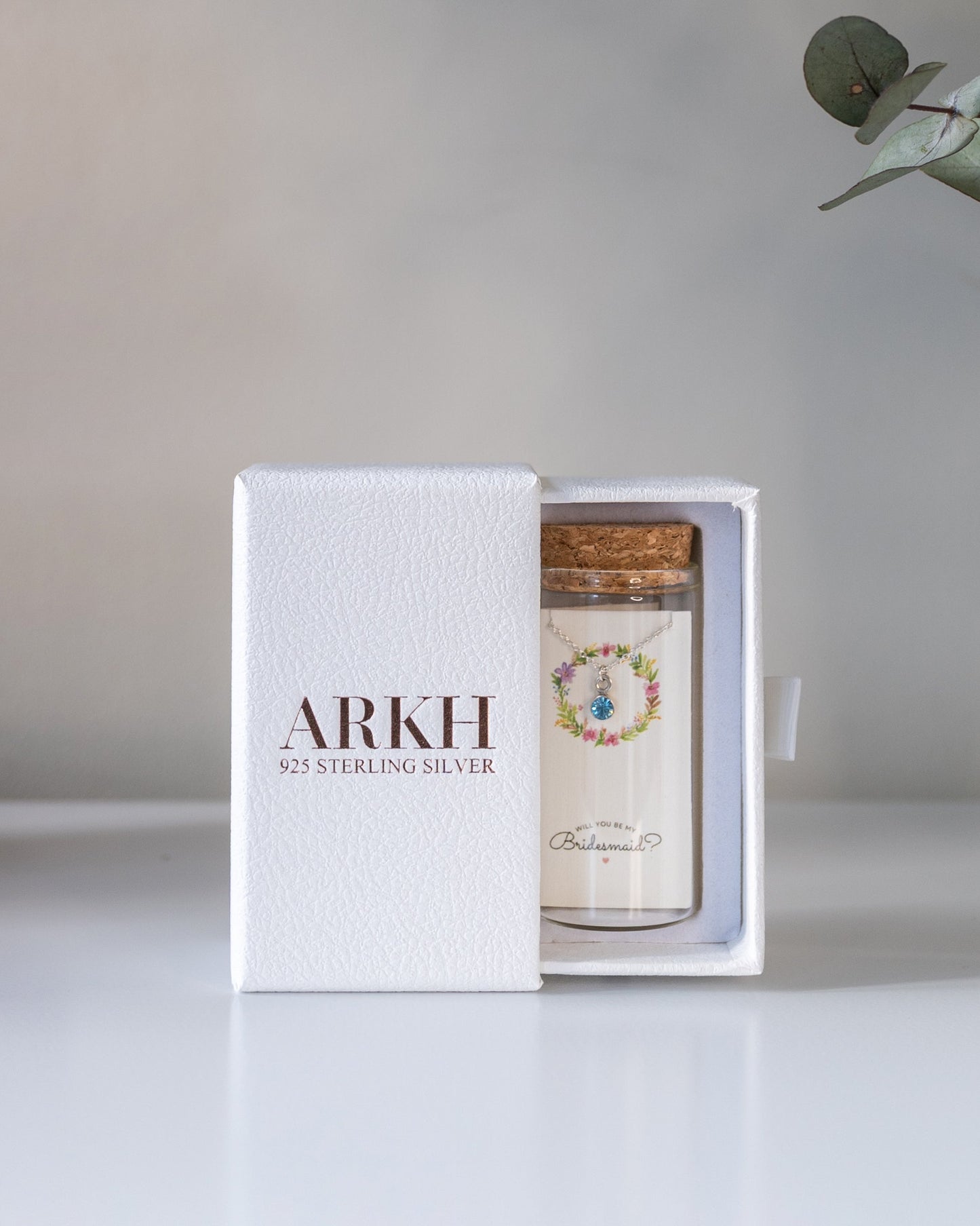 BRIDESMAID BIRTHSTONE NECKLACE