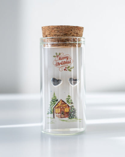 CHRISTMAS HEART STUDS