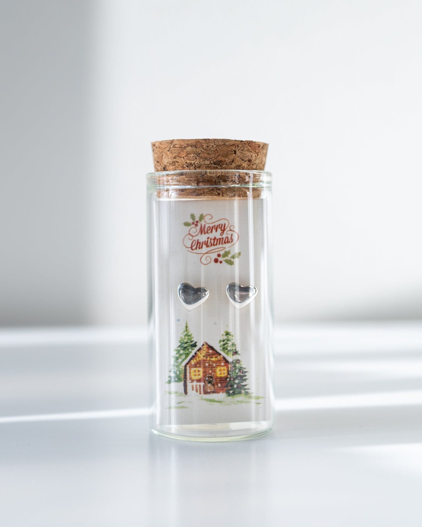 CHRISTMAS HEART STUDS