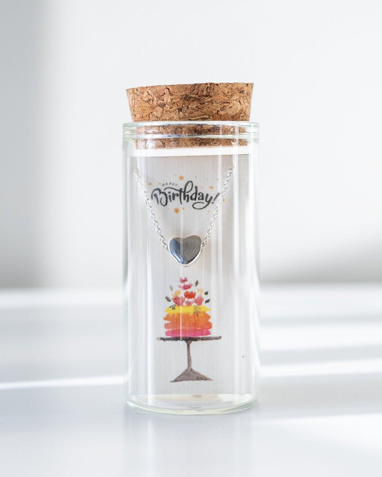 BIRTHDAY HEART NECKLACE