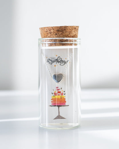 BIRTHDAY HEART NECKLACE