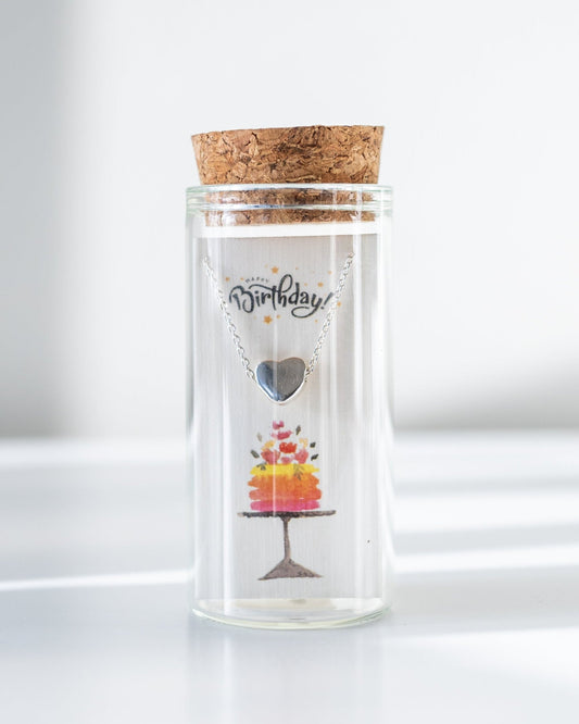 BIRTHDAY HEART NECKLACE