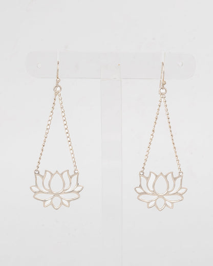 LOTUS SHAPE EARRINGS