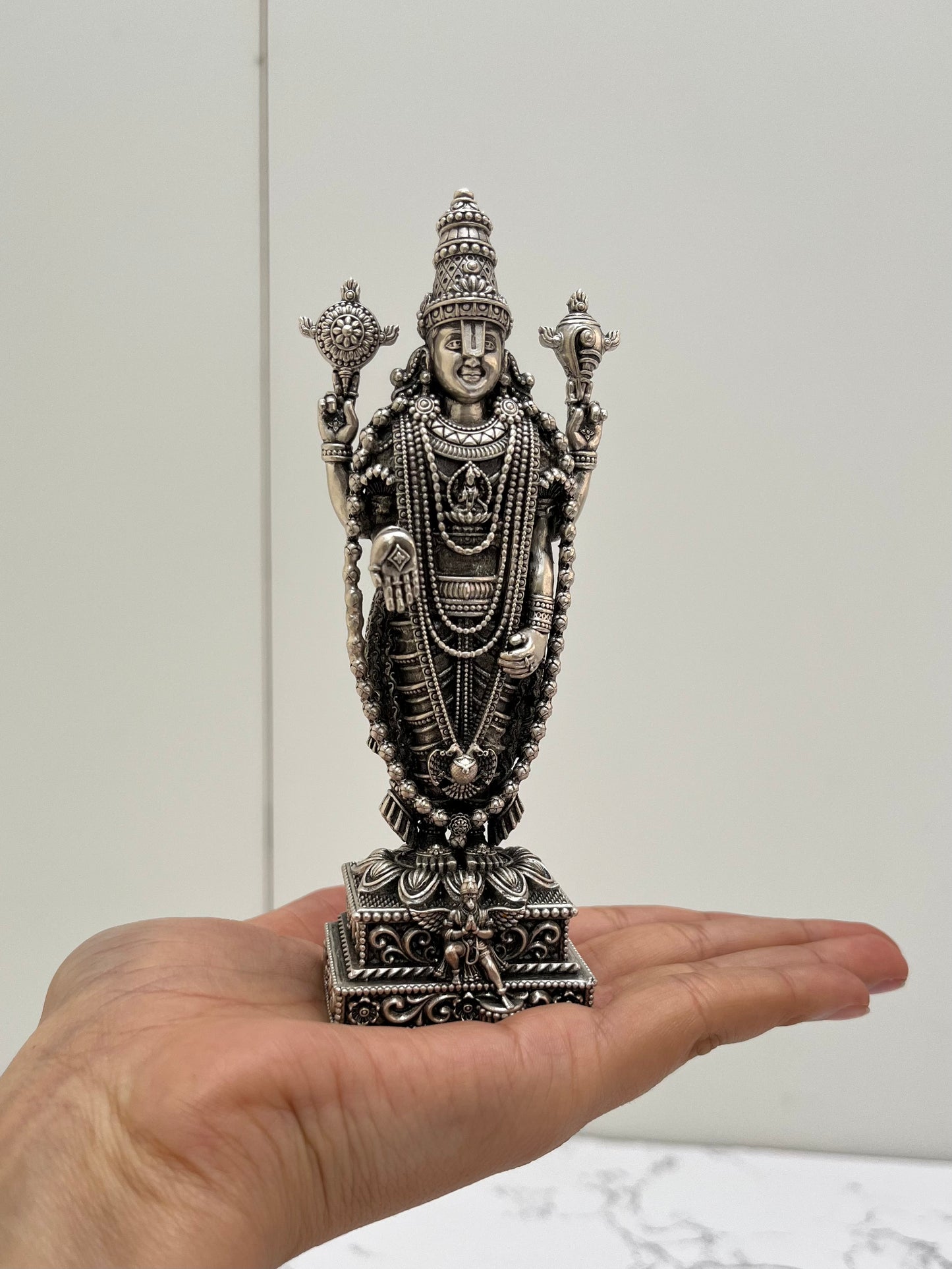 925 sterling silver Tirupati Balaji idol 
