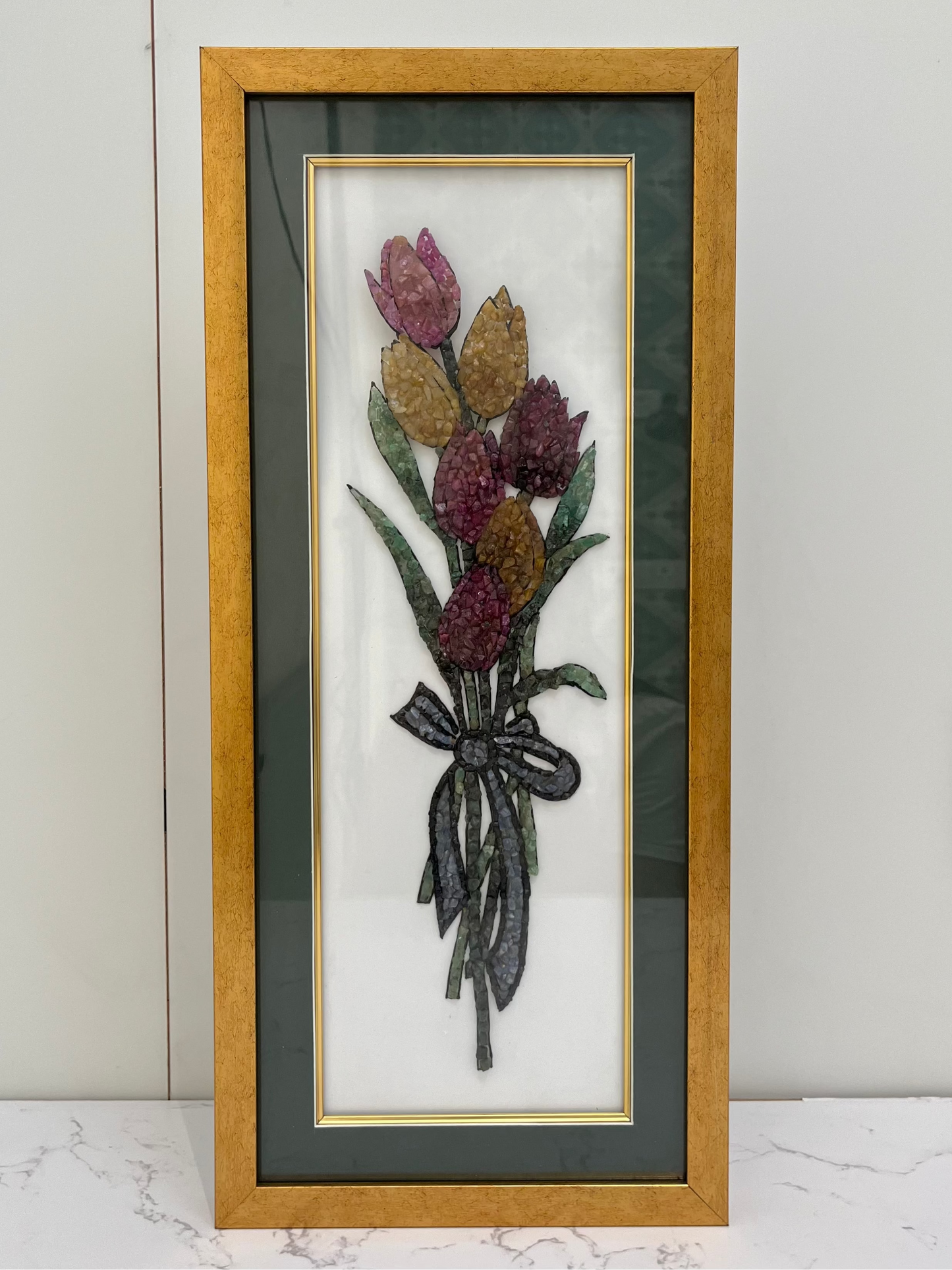 TULIP GEMSTONES PAINTING