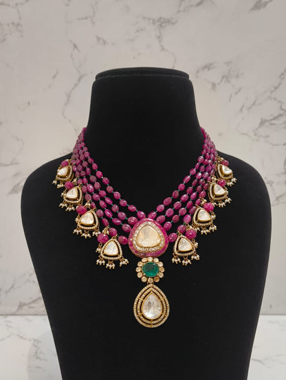 MOISSANITE BRIDAL NECKLACE