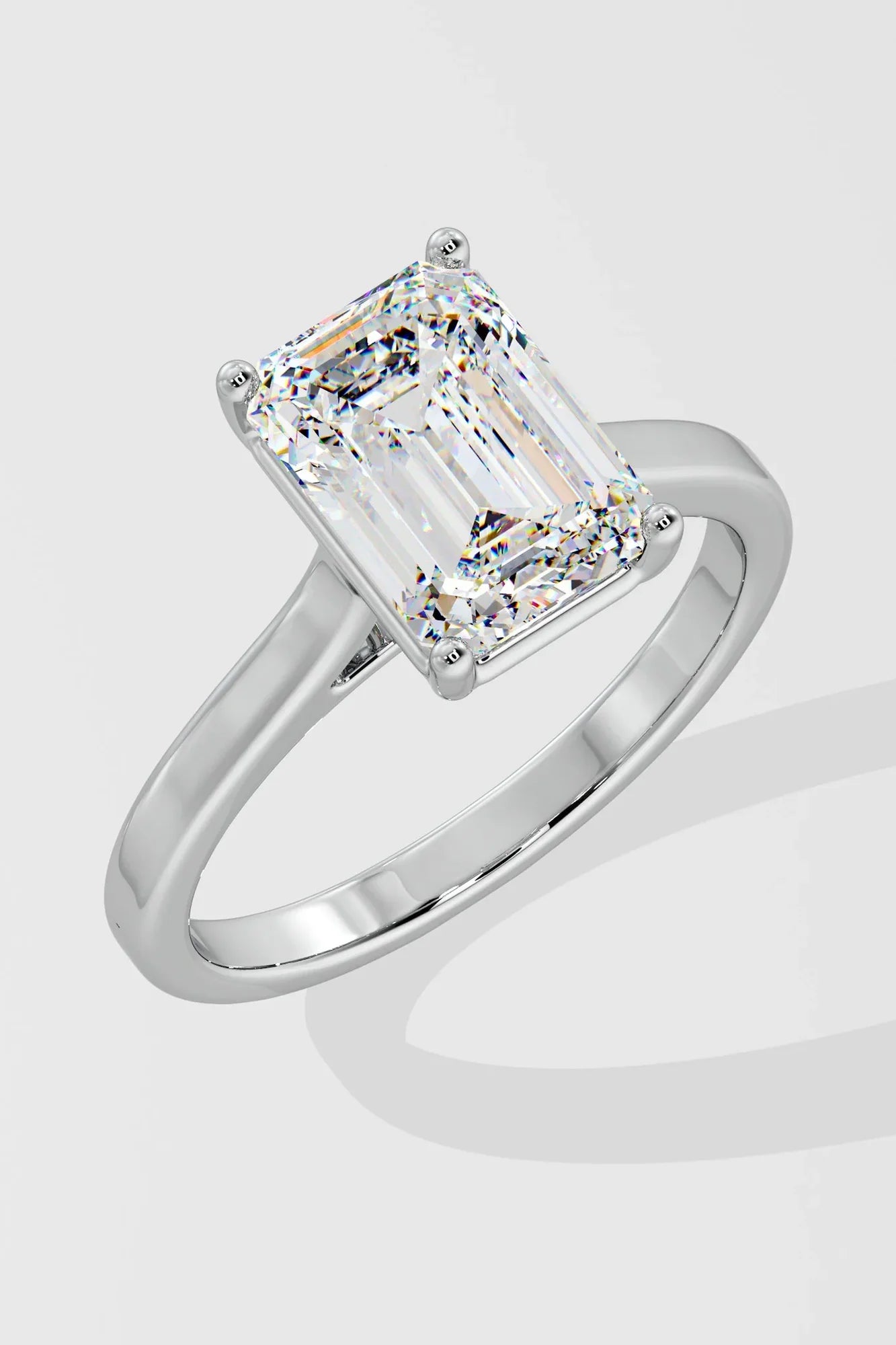 EMERALD SOLITAIRE RING