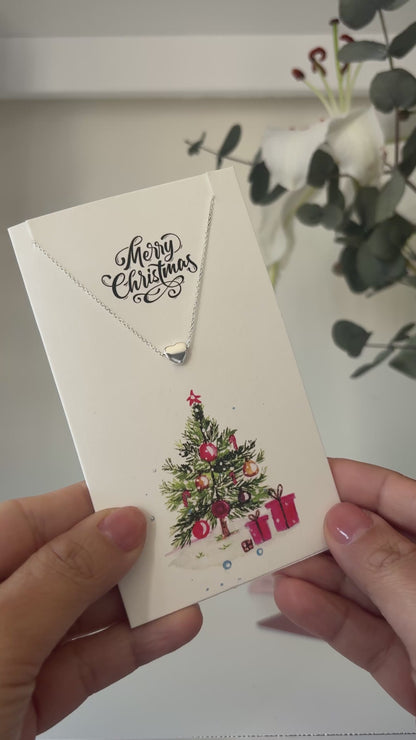 CHRISTMAS HEART NECKLACE