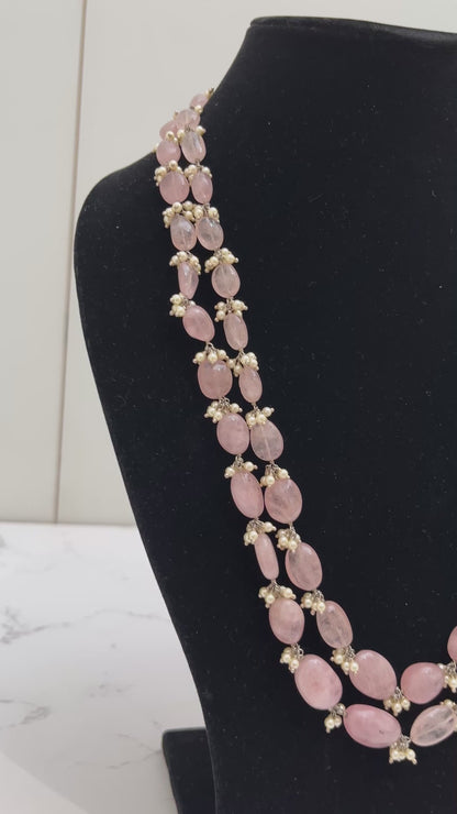 PINK STONE NECKLACE