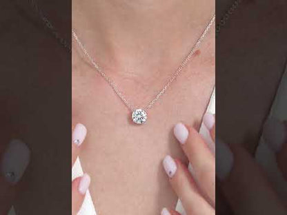 ROUND SOLITAIRE NECKLACE