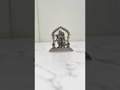 SILVER RADHA KRISHNA IDOL