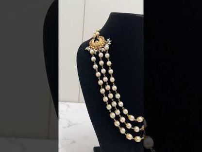 Video of 925 hallmarked sterling silver pearl necklace