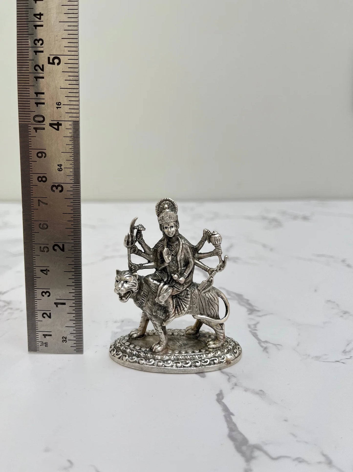 SILVER DURGA IDOL