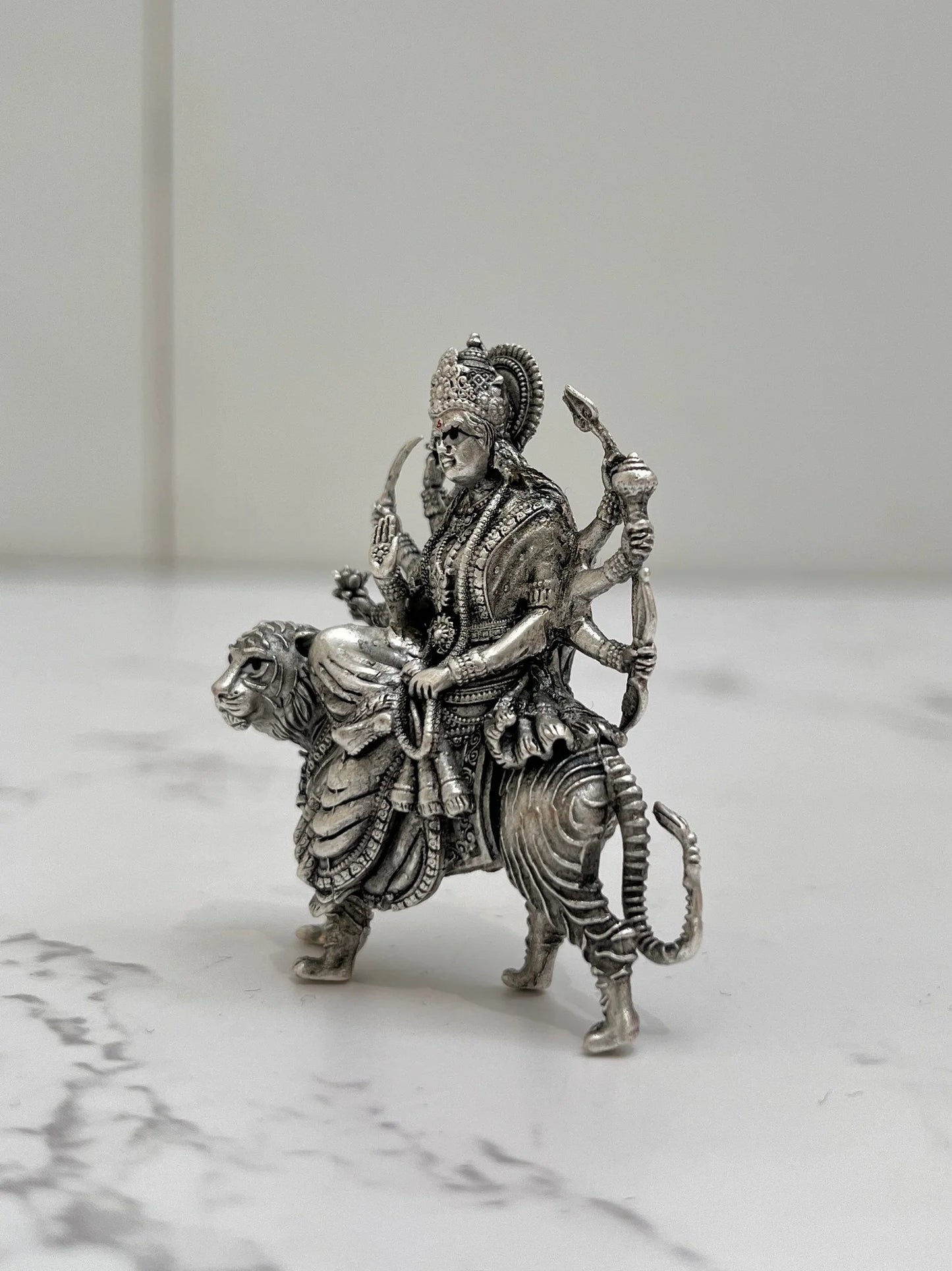SILVER DURGA MAA IDOL