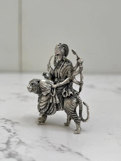 SILVER DURGA MAA IDOL