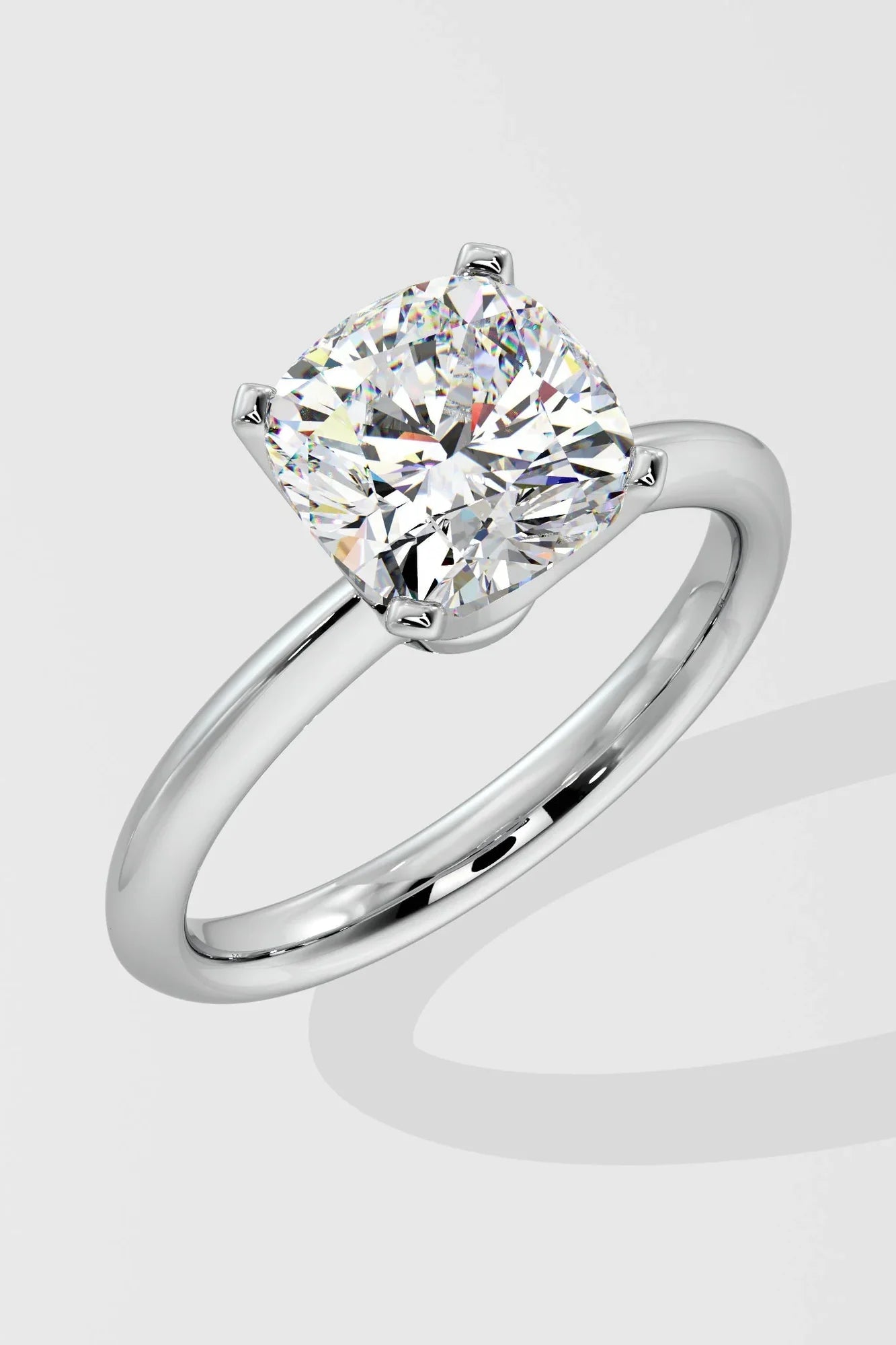 CUSHION SOLITAIRE RING